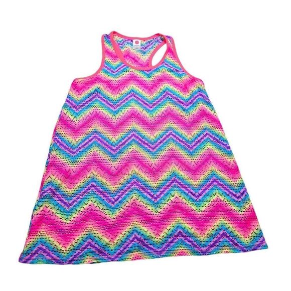 Total Girl rainbow swimsuit cover 12 - Picture 1 of 4